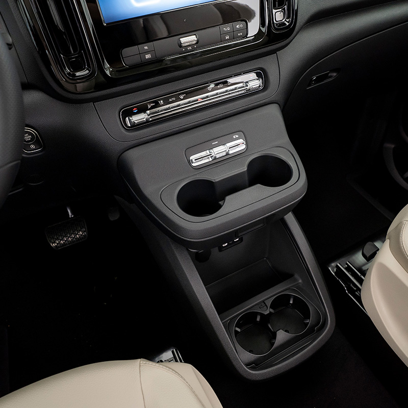 Vito Origin Console with Fridge and ColdWarm Cup Holder