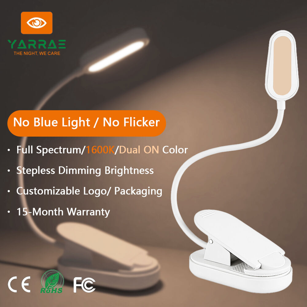 1W 80lm1600K Jasturkova i punospektralna boja Nema plave svjetlosti i treptaj Bijeli LED svjetlo za knjige