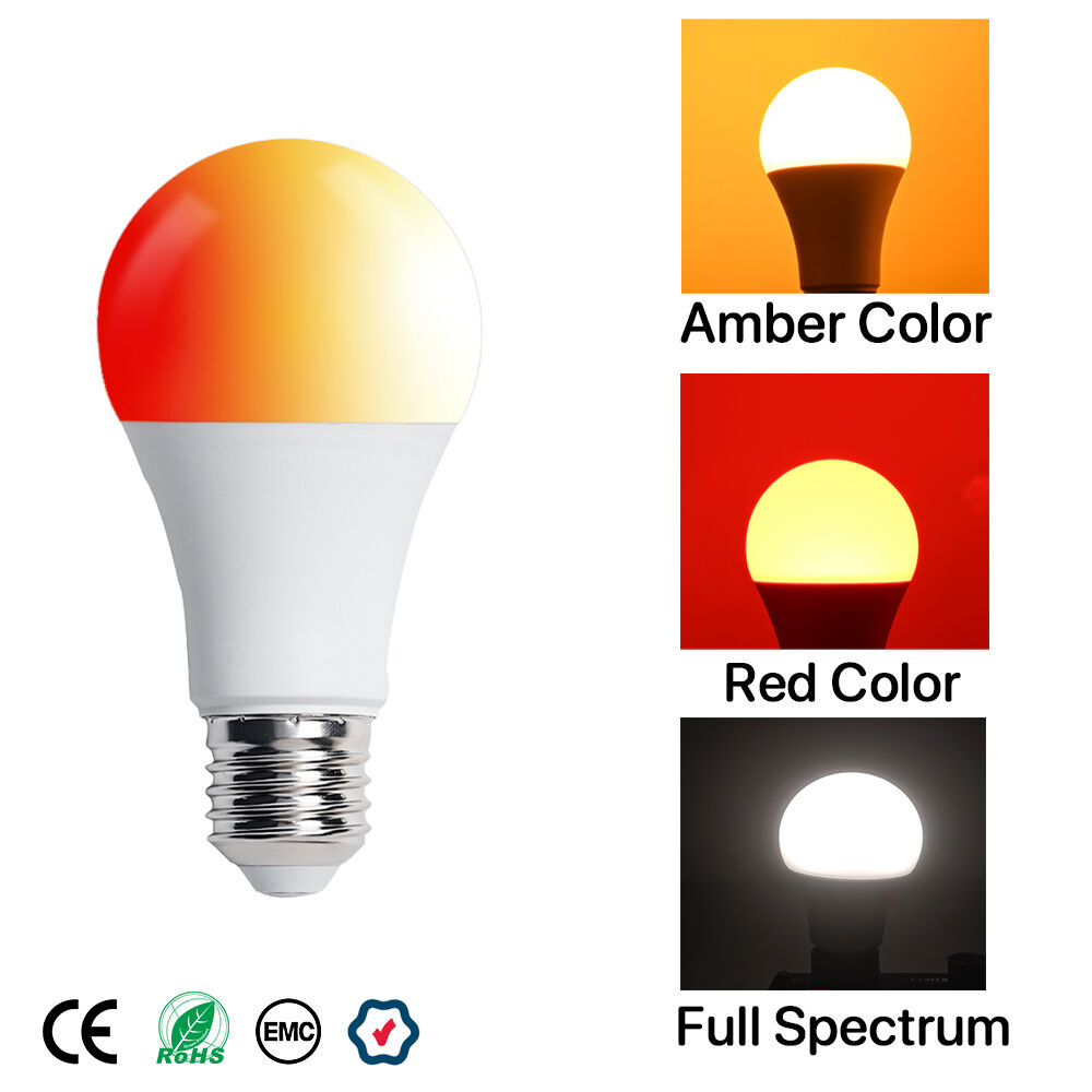 3 Color Change 5/7/9W E14 Bright 1600K/4000K Natural Sunlight Full Spectrum/625~630nm Red Color Bulb for Indoor Bedroom Led Bulb