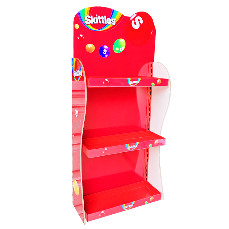 Custom Hanging POP Display Rack for Chocolate & Snacks | Metal & Acrylic Retail Display