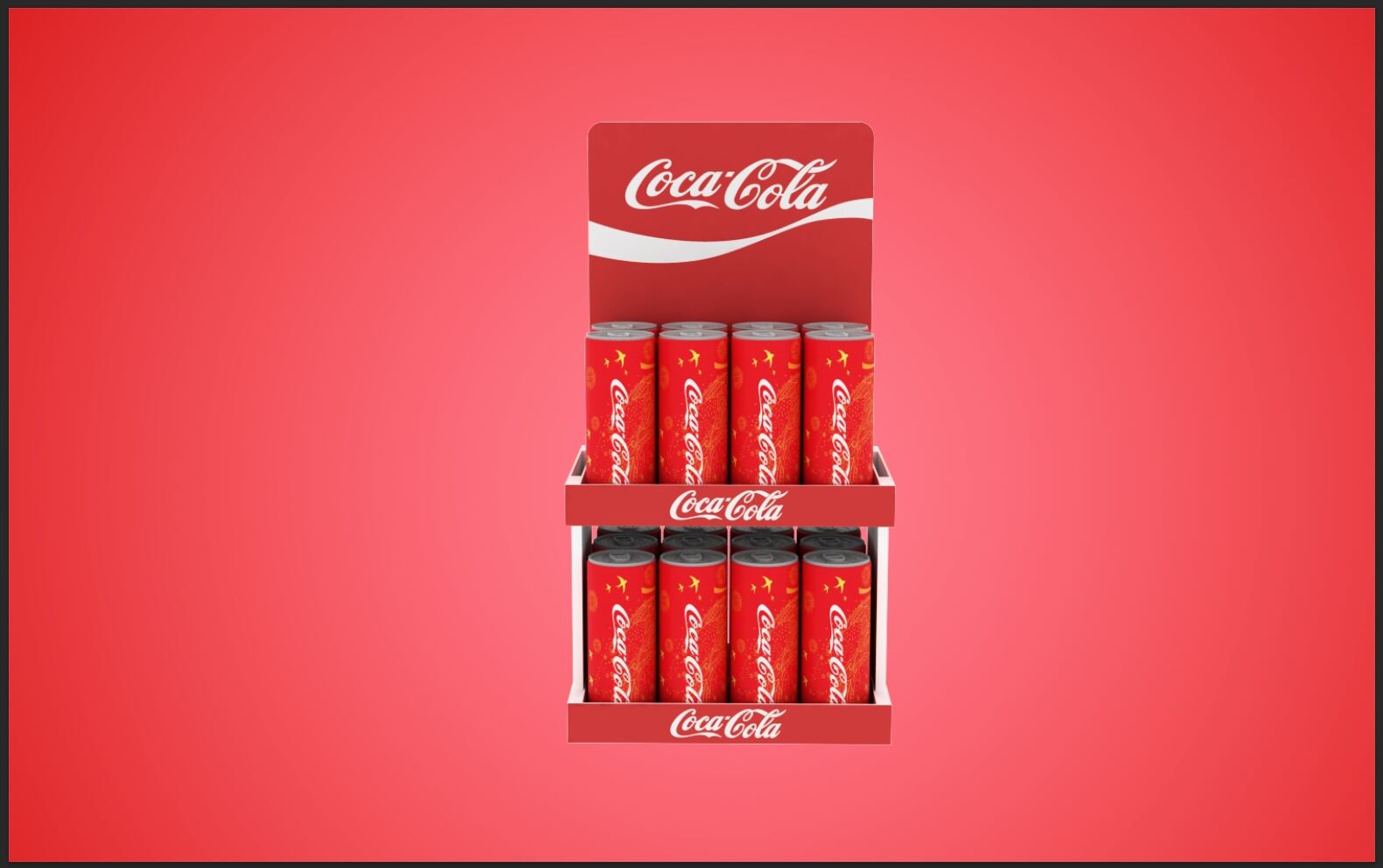 Modular tabletop POP display rack showcasing final assembled appearance for FMCG retail.jpg