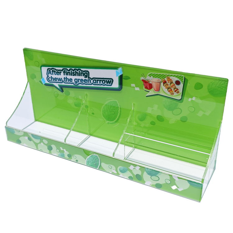 CVS dining area desktop mini acrylic display stand