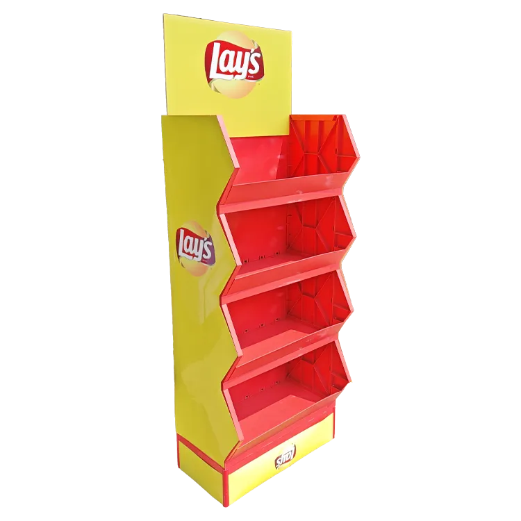 Modular Plastic Stacking Display Rack | Custom POP Display for FMCG
