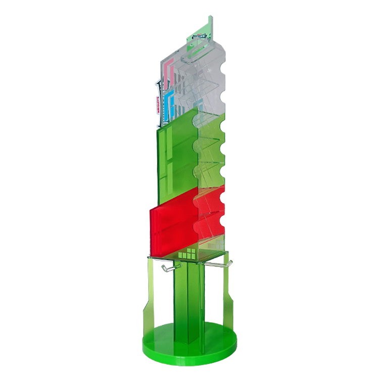 Custom Clear Acrylic Display Rack for Gum & Mints — Retail Candy Display Stand