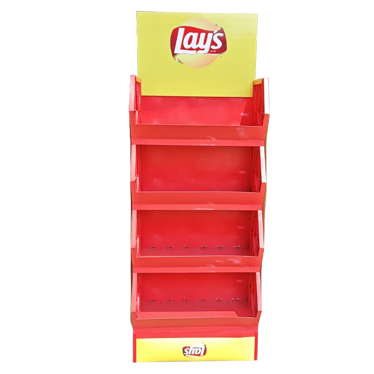 Modular Plastic Stacking Display Rack | Custom POP Display for FMCG