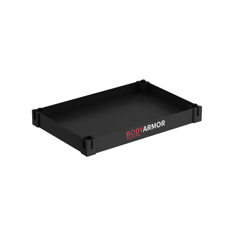 Custom Plastic Display Stand for Retail & Convenience Stores | Stable Floor POP Display