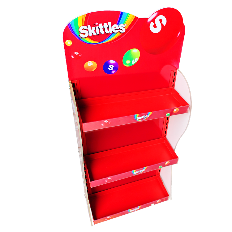 Custom Hanging POP Display Rack for Chocolate & Snacks | Metal & Acrylic Retail Display