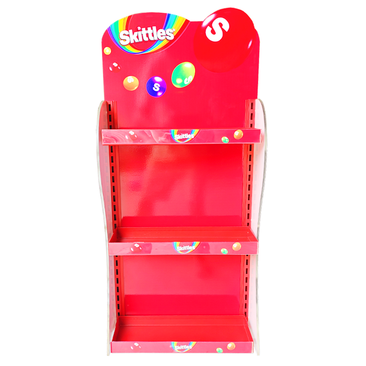 Custom Hanging POP Display Rack for Chocolate & Snacks | Metal & Acrylic Retail Display