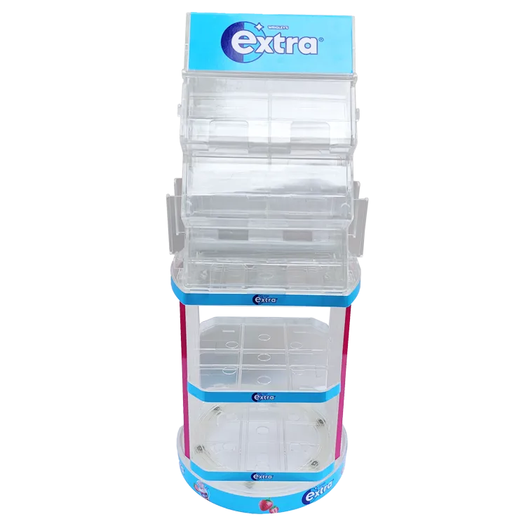 Modular Injection Molded Retail Display Rack for Gum & Mint Candy | Custom POP Display Manufacturer