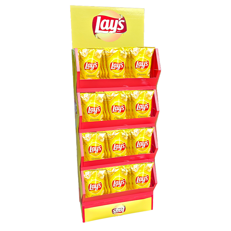 Modularer Kunststoff-Stapel-Display-Rack für den Einzelhandel  