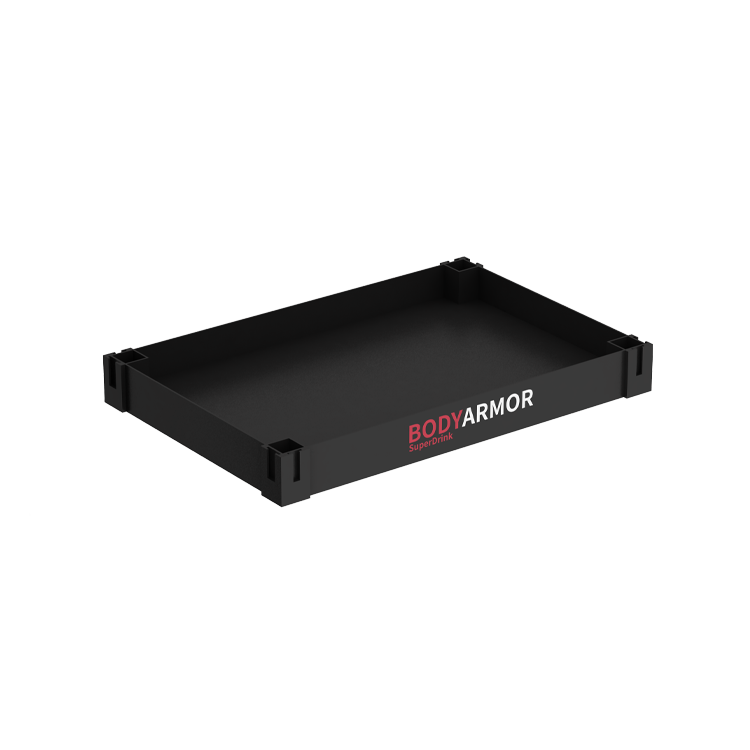 Expositor plástico personalizado para lojas de varejo e lojas de conveniência