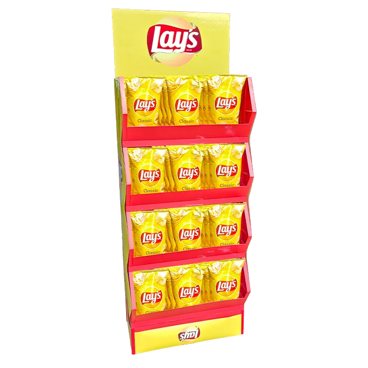 Modular Plastic Stacking POP Display Rack for Retail | Custom FMCG Display System