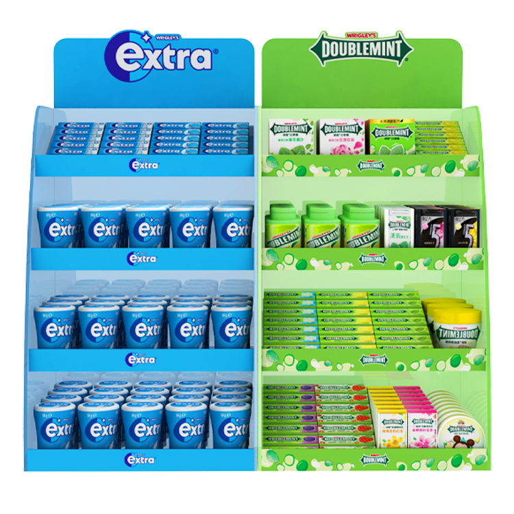 Fluorescent Semi-Transparent Acrylic Display Rack