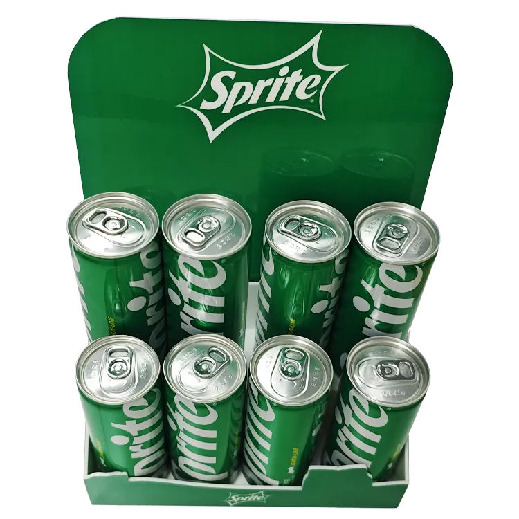 Mini One-Piece Injection Molded Milk Tabletop POP Display Stand | Custom Retail Display