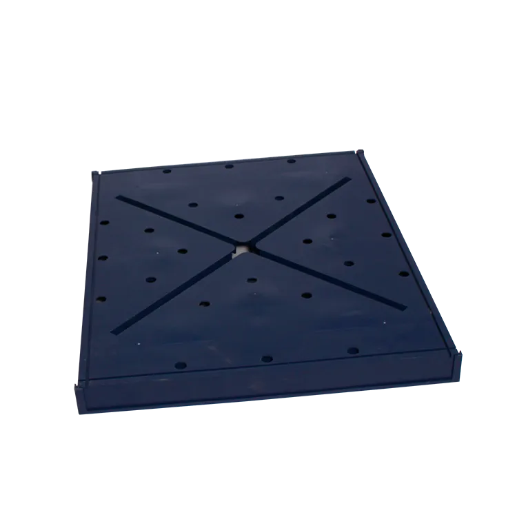 Close-up of precision plastic-to-metal joint for modular retail display system.webp