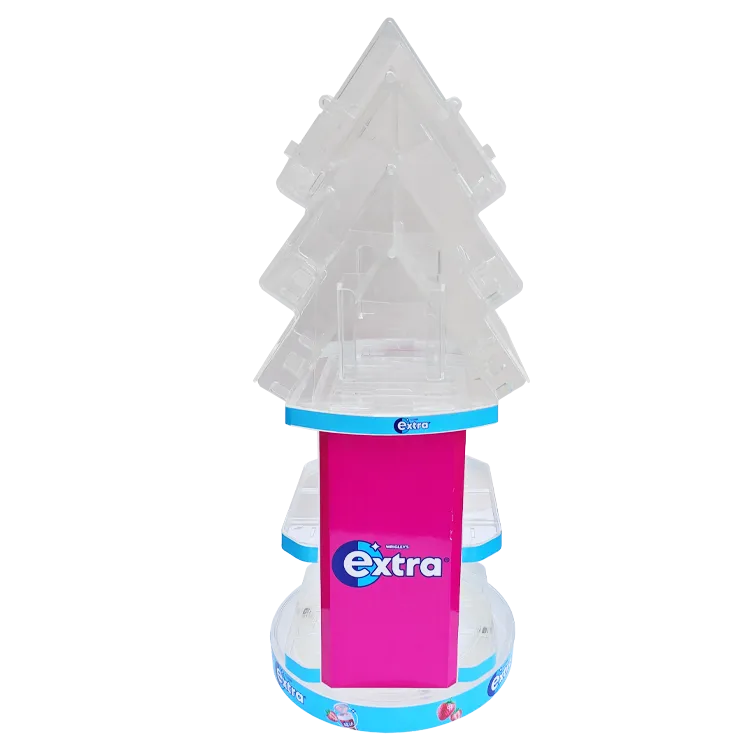 Modular Injection Molded Retail Display Rack for Gum & Mint Candy | Custom POP Display Manufacturer