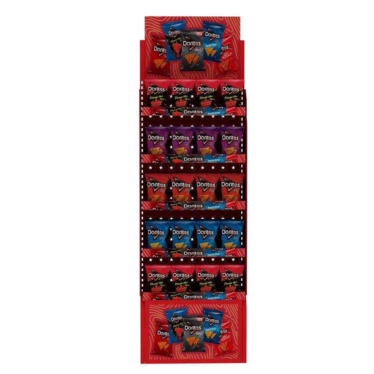 Ultra Thin Foldable Metal Retail Display Rack | Custom POP Display Manufacturer