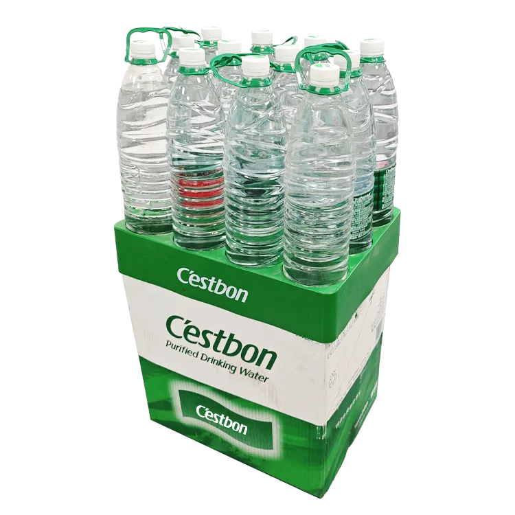 Фиксированный розничный стенд для упаковки напитков в коробках | Пластиковый защёлкивающийся лоток для бутылок методом литья под давлением для товаров повседневного спроса (FMCG)