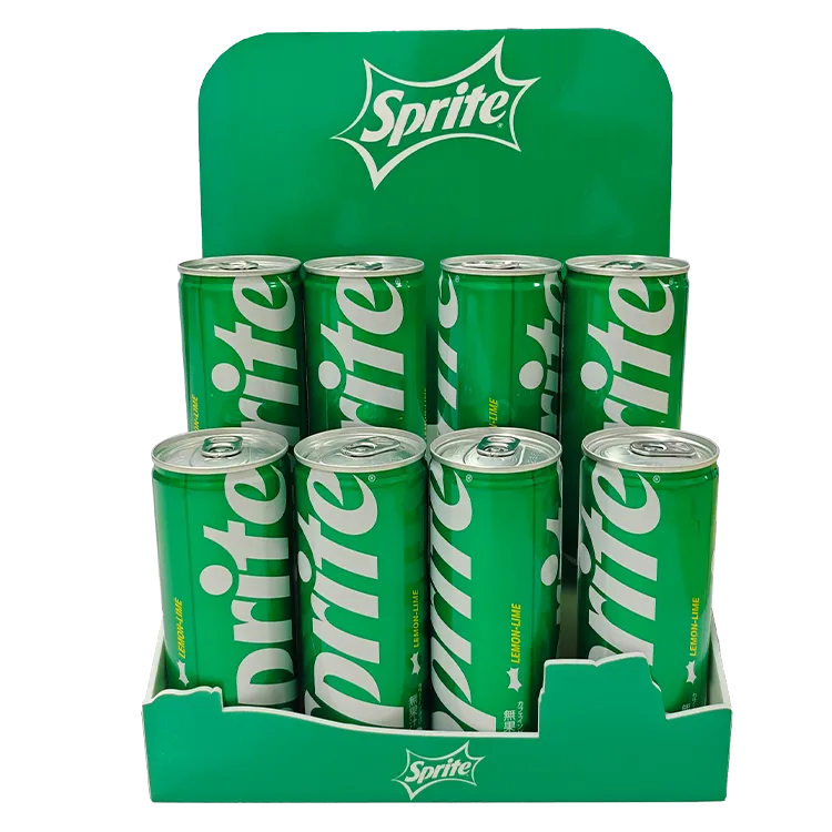 Mini One-Piece Injection Molded Milk Tabletop POP Display Stand | Custom Retail Display