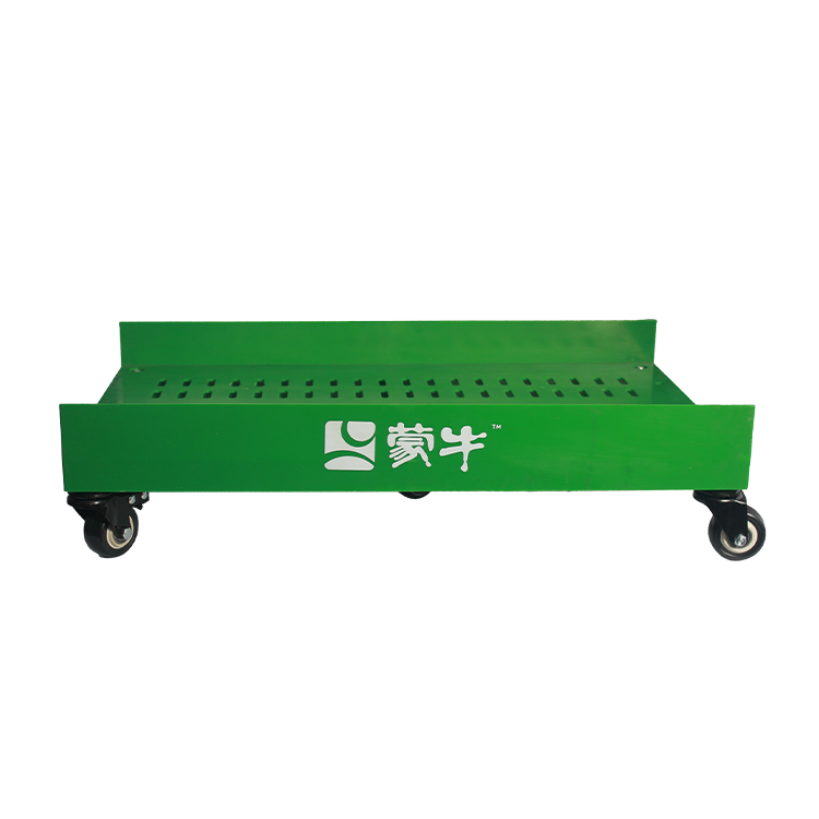 Large Packaging Floor Plastic Display Box with Casters