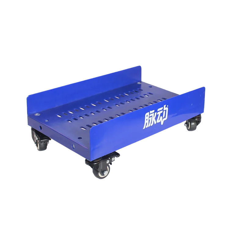 Beverage Crate Floor Display Box with Casters | Durable Injection Molded POP Display Stand