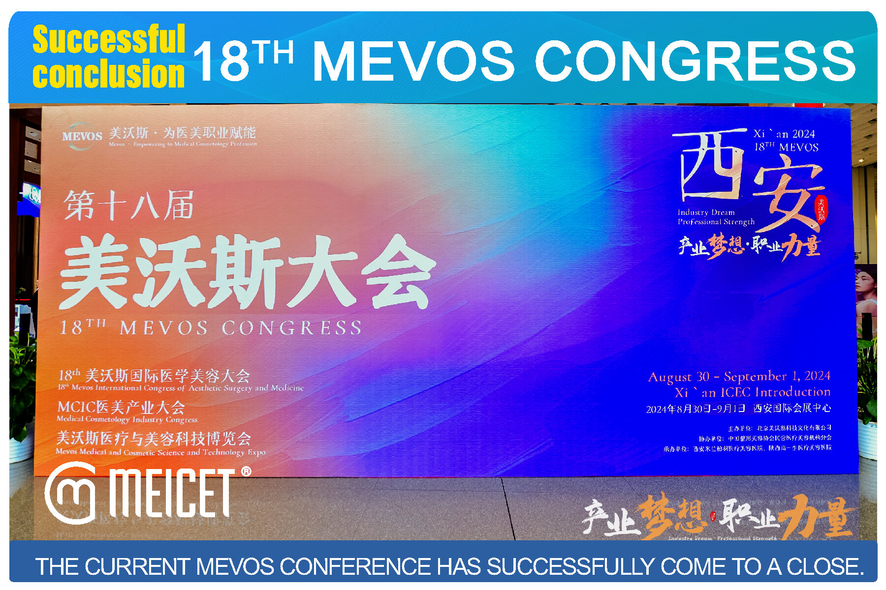 The 18th Mevos Conference hosted by ISEMECO drew an overwhelming crowd and concluded successfully!