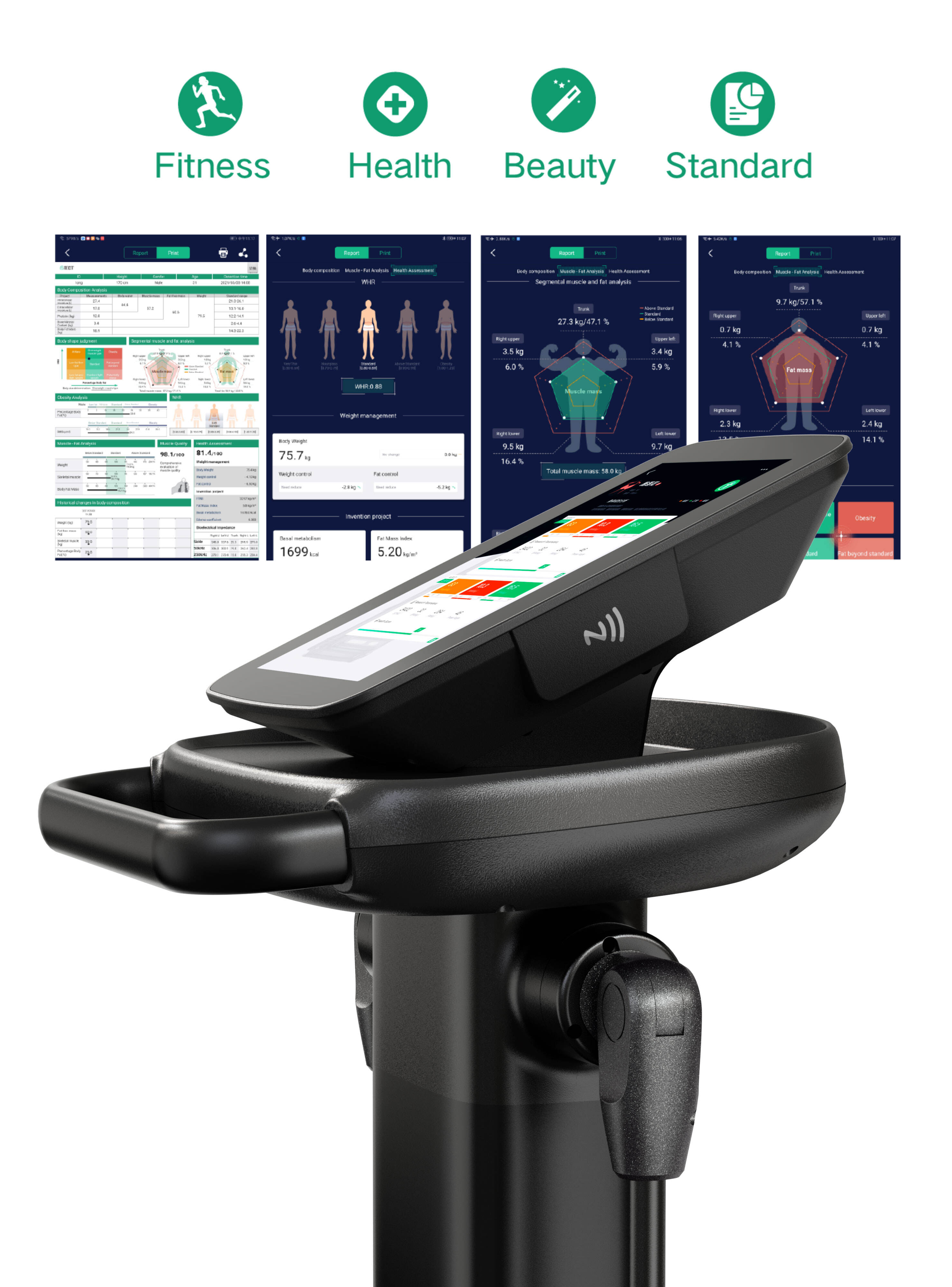 Analysis of the Trend and Body Monitoring Over a Long Time.