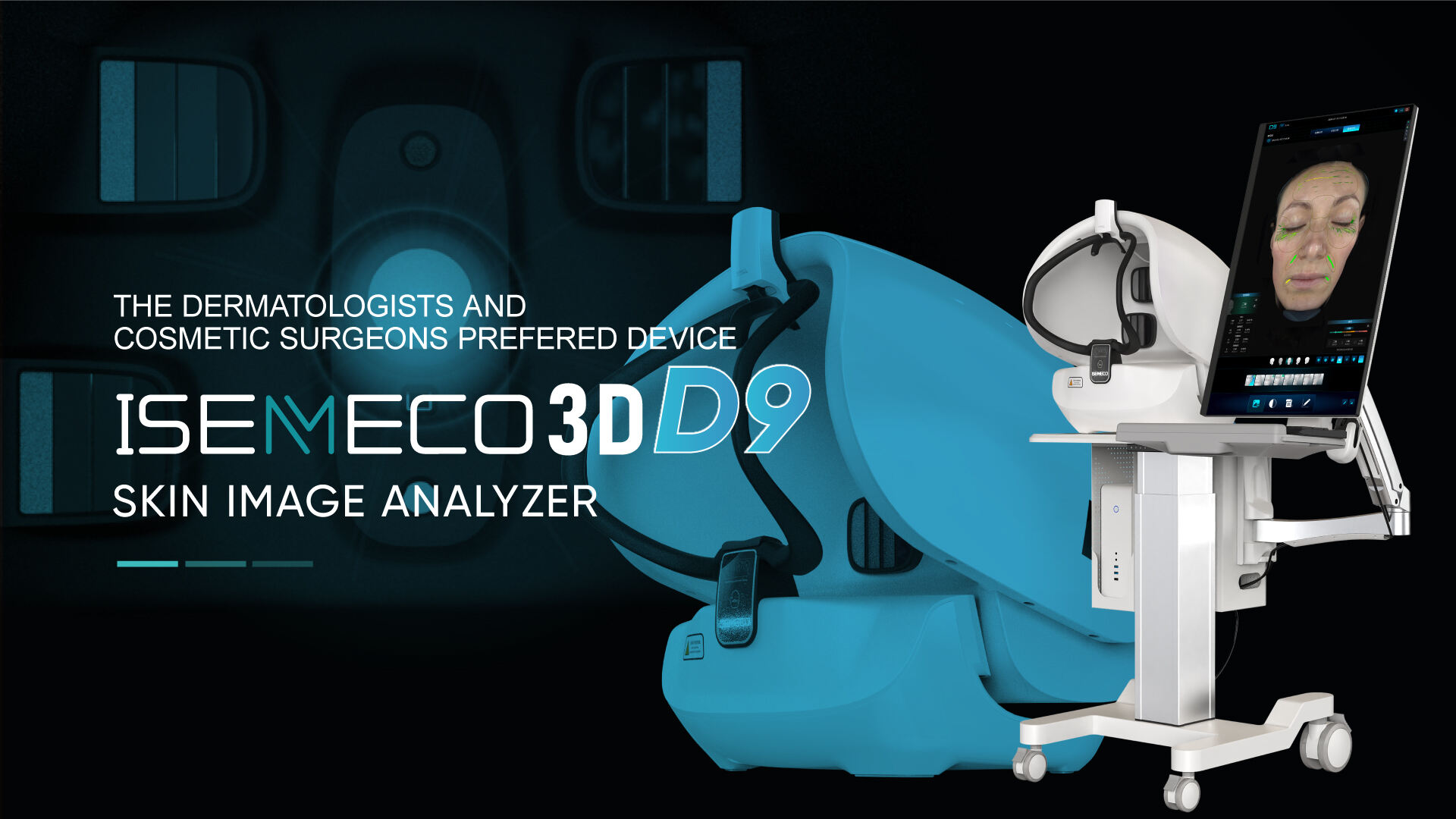 ISEMECO 3D D9 SKIN IMAGE ANALYZER， Exploring the Essence of Skin and Aging