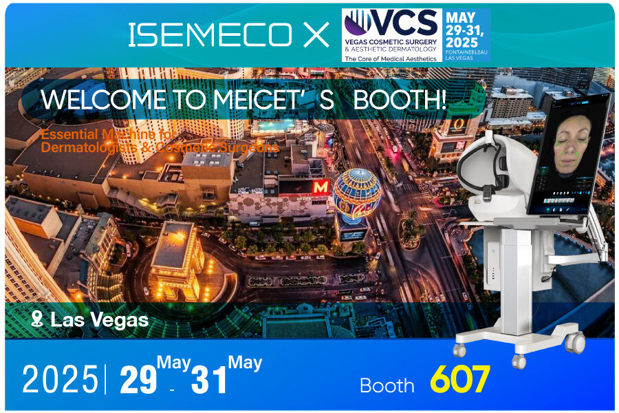 Penganalisis Kulit 3D D9 ISEMECO Menarik Perhatian di Pameran Aestetik VCS Vegas pada 29-31 Mei 2025 | Fontainebleau Las Vegas