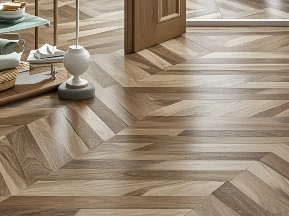 Fishbone-pattern SPC flooring: An interpretation of spatial aesthetics and a choice of quality