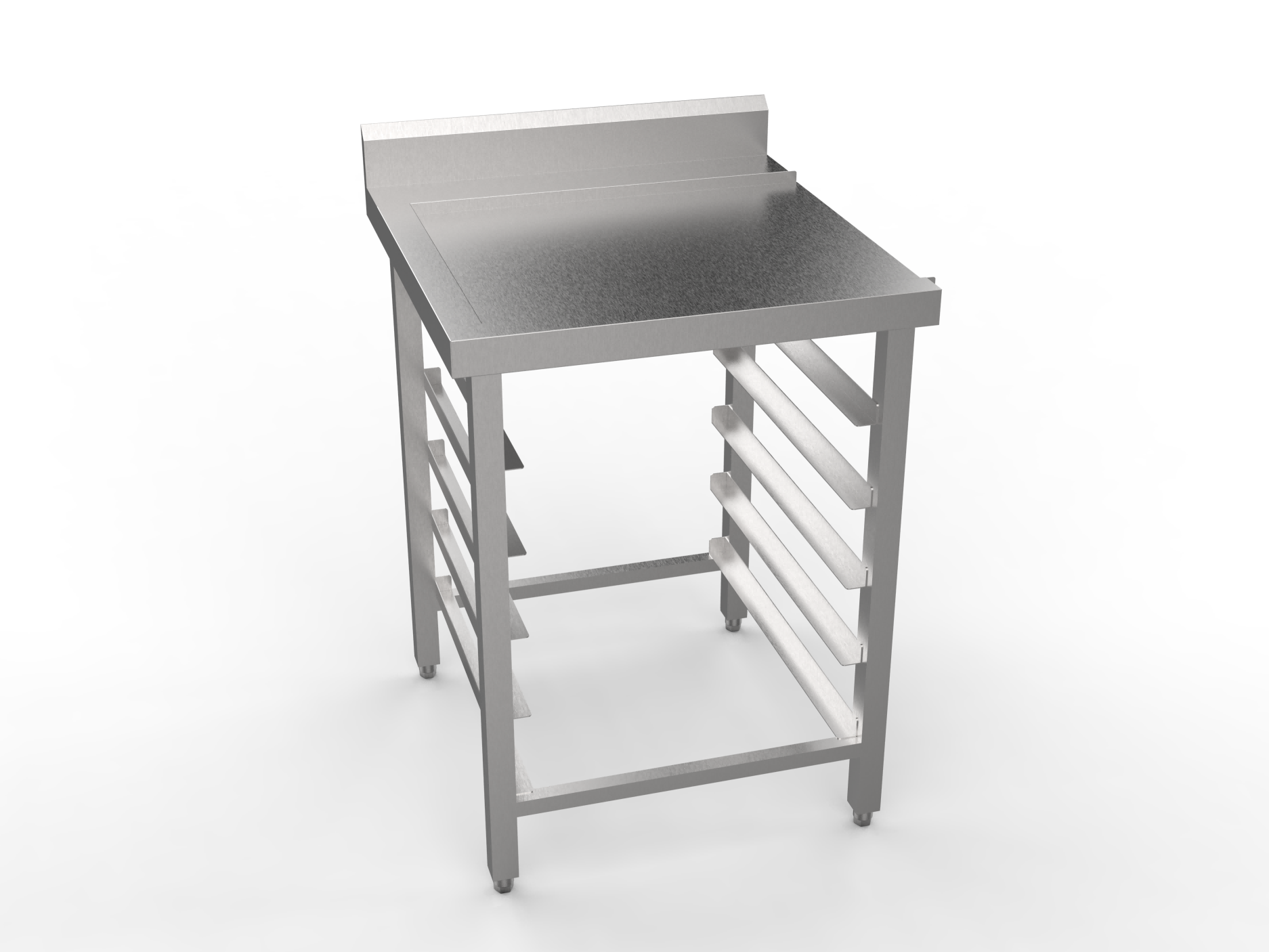 Stainless steel racks for washed tableware stainless steel racks