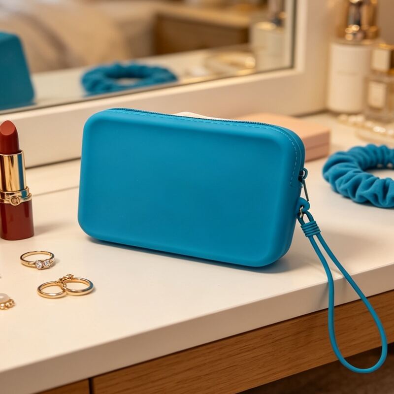 Cartera de viaje unisex de silicona con logotipo personalizado
