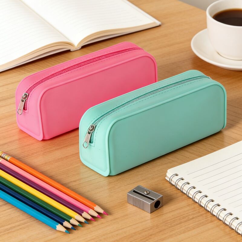 Funda para lápices de silicona con cremallera