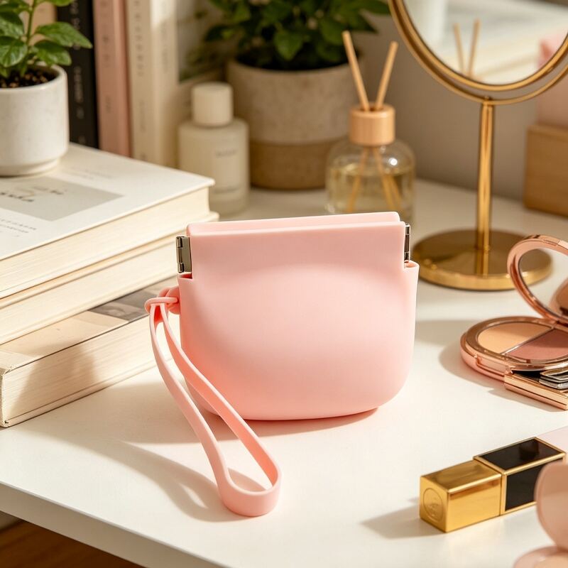 Portamonete in silicone personalizzabile con logo, colorato e impermeabile, per ragazze, donne e bambini