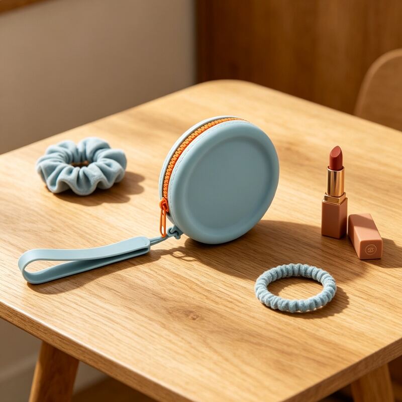Portamonete mini arcobaleno in silicone carino