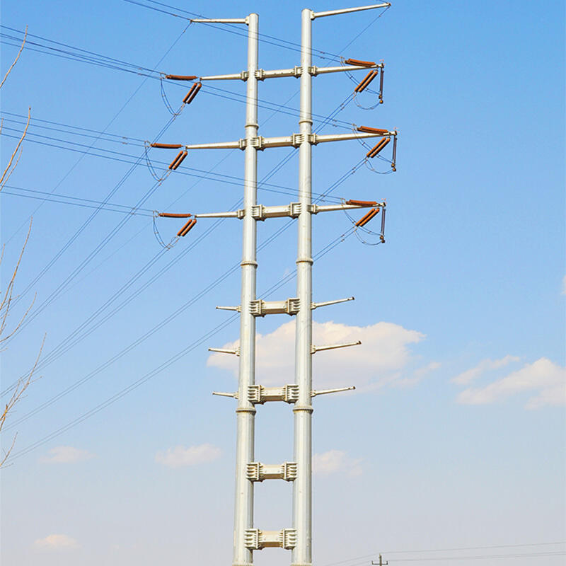 35kV-500kV transmission pipe pole tower