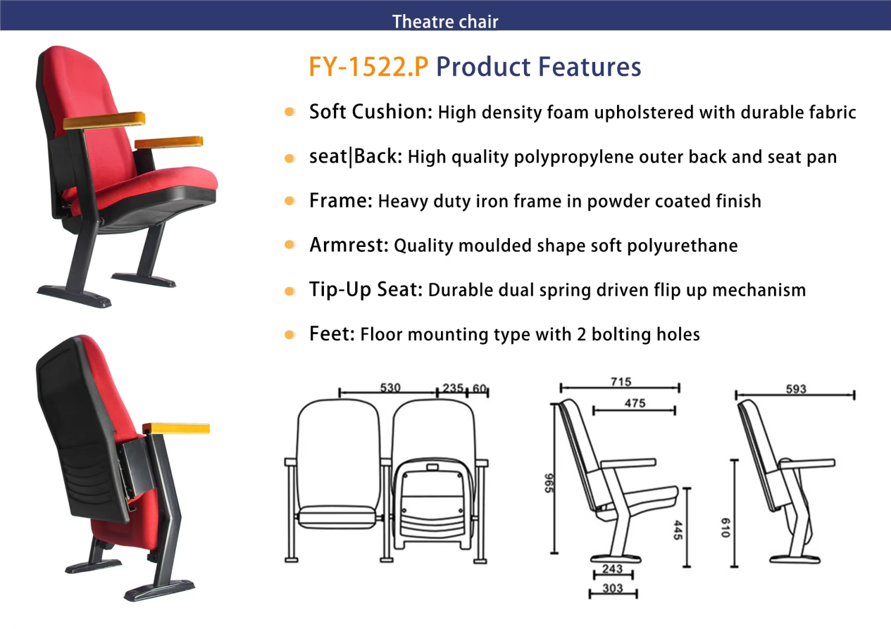 Theater Chair - FY-1522.P factory