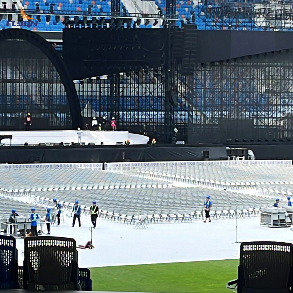 Slipfritt underlag för tält: Säkerställer säkerheten för deltagare på evenemang