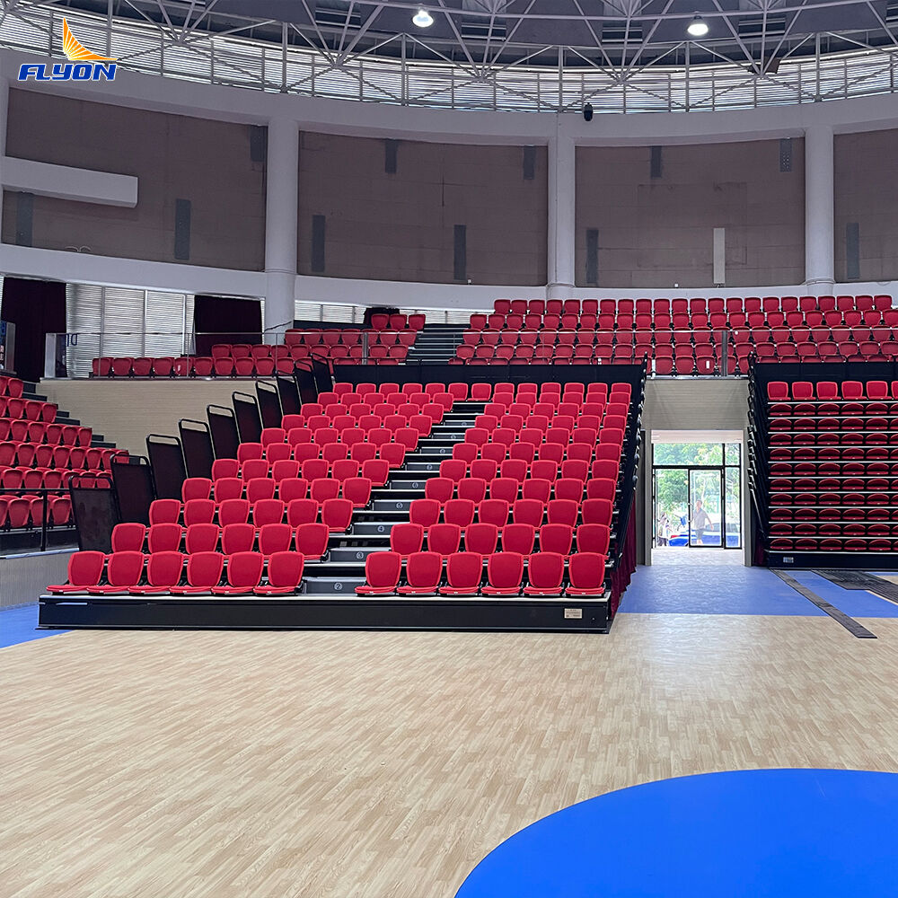 Térspótló, összehajtható stadionszékek rugalmasság érdekében