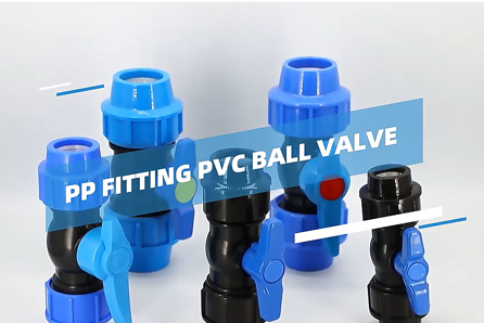 PP Ball Valve Double Union with PP Compression Fittings 1/2inch-4inch Wholesale