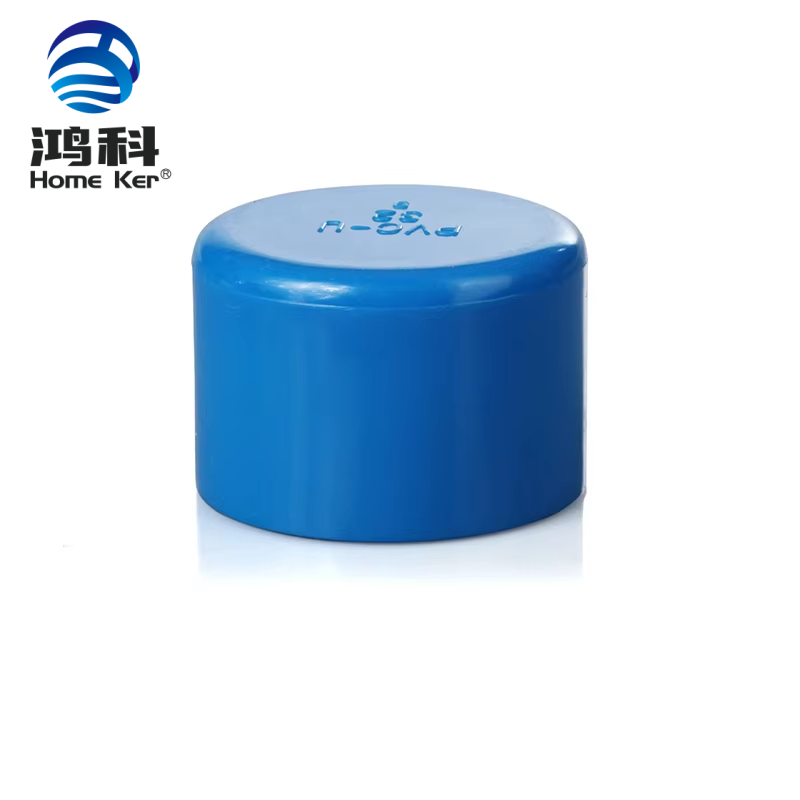 PVC DIN End Cap Pipe Fitting Deep Blue Color Philippines Excellent Quality