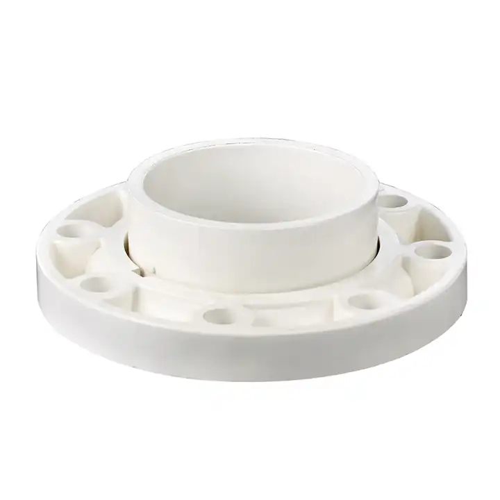 HongKe PVC Joint Flange White Color Flexible Connection Durable in Use