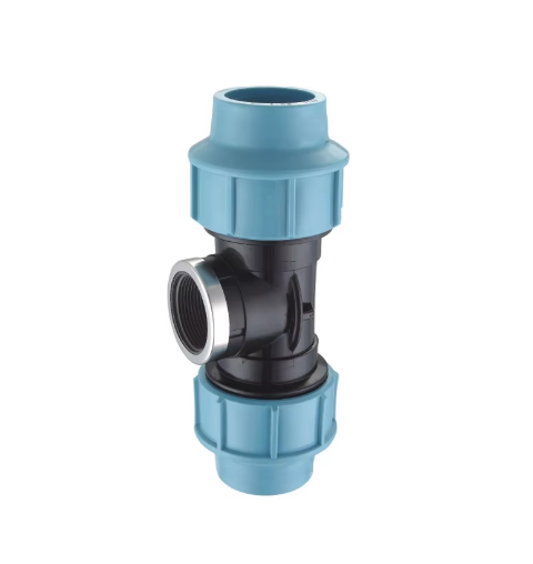 HongKe PPA Female Tee Strong Mechanical Property Pipe Fitting High Adaptability