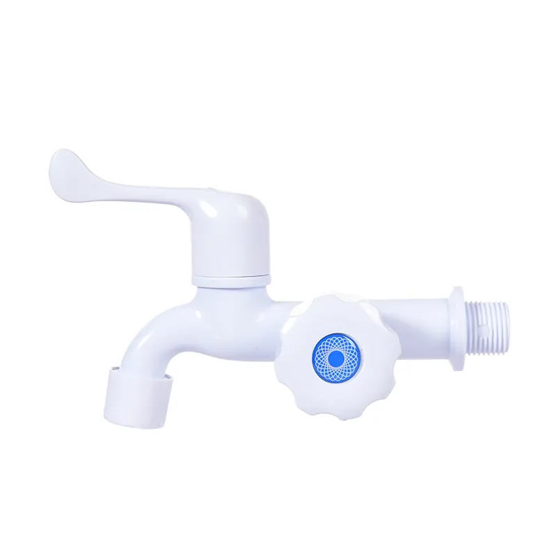 New Double Handle ABS Washing Machine Garden Basin Faucet