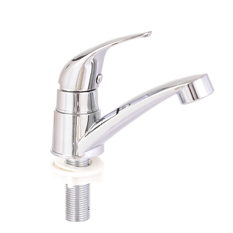 New Design Pillar Cock Faucet Wholesale ABS Handle Single Cold Water Tap