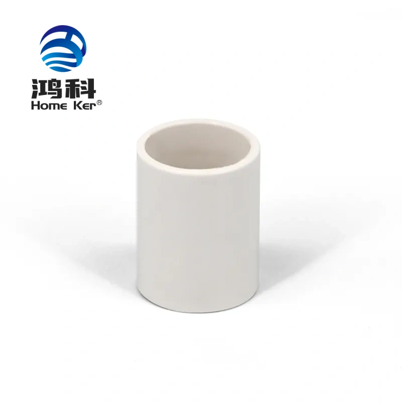 PVC SCH40 ASTM D2466 Coupling Fitting Round Tube Water Connector China