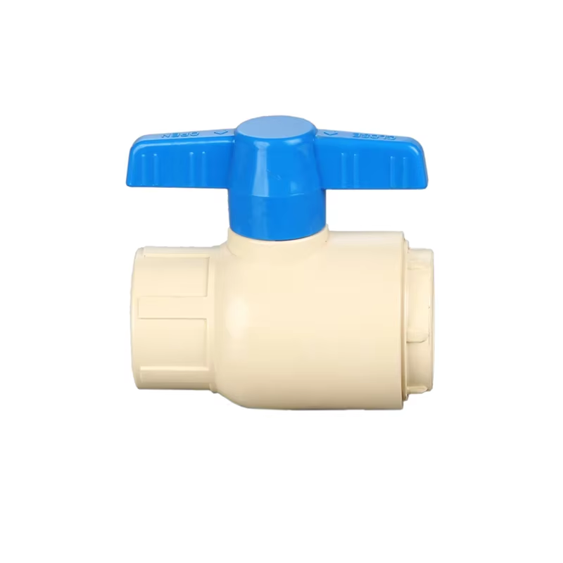 CPVC Material Single Union Ball Valve For Pipe Connection Fittings Ball Valve OEM Supported China Top Supplier 