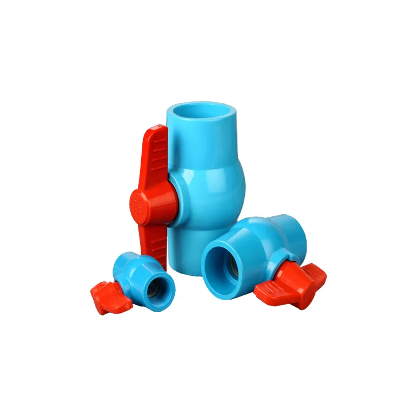 PVC Ball Valve From China Compact Plastic Manual Control Irrigation Ball Valve OEM Supported