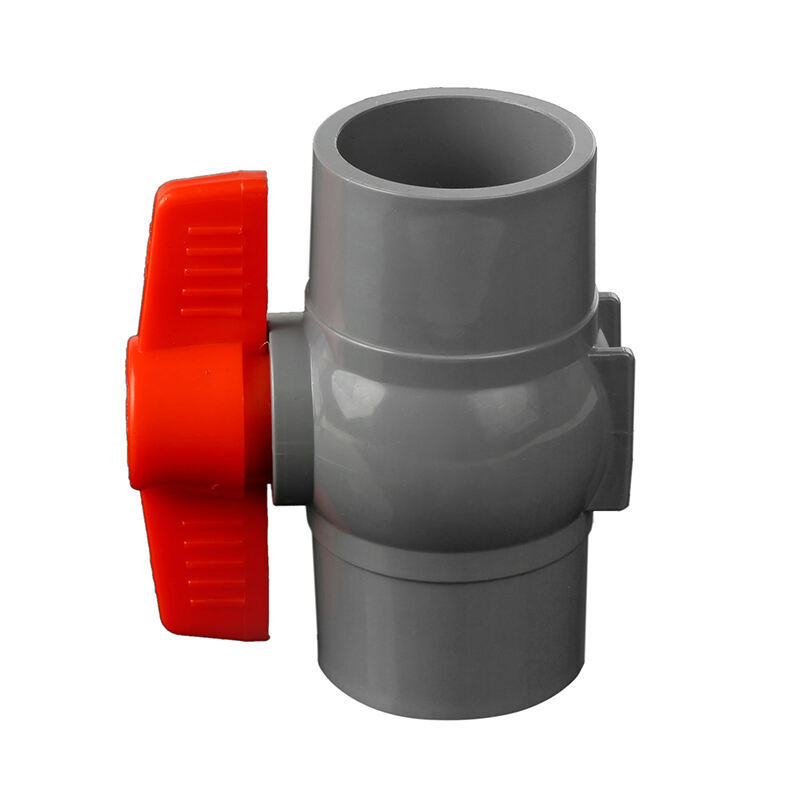 PVC Ball Valve China Supplier Plastic Low Price 1/2'' - 4'' Standard PVC Ball Valve Plastic Valve