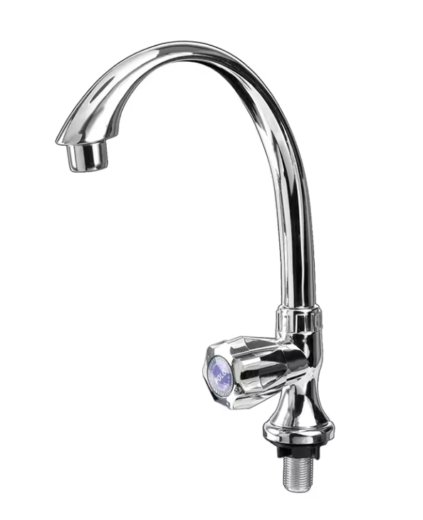 1/2 Inch ABS Single-Handle Water Tap Faucet Chrome Mini Swan Cock For Kitchen 